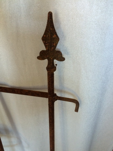 Zaun mit Rankblättern