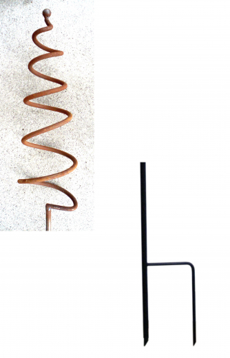 Rankstab Spirale H200