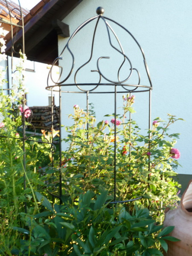 Obelisk 3er Set geschmiedet - Eisen-natur