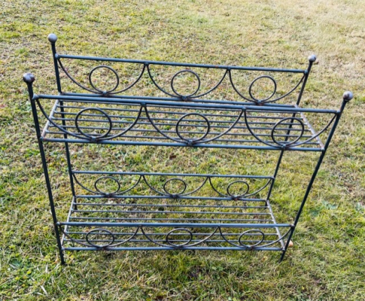 Blumenbank, Eisen 80x27x75cm