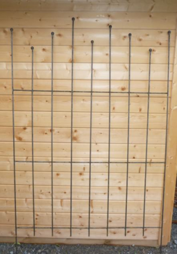 Zaun mit Kugeln Breite 106, Höhe 173 cm