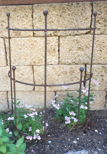 Staudenstütze mit Kugeln, H87cm