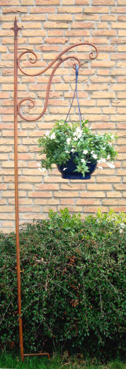 Ampel- und Laternenhaken H200 cm, Eisen-Natur