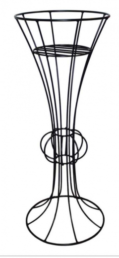 Blumenständer rund 35x35x90 cm, rost