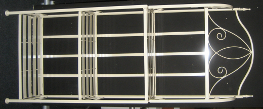 Wandregal, klappbar 63x33x170 cm