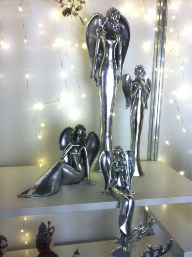 Engel SILVER, elegant B22xT12xH17cm