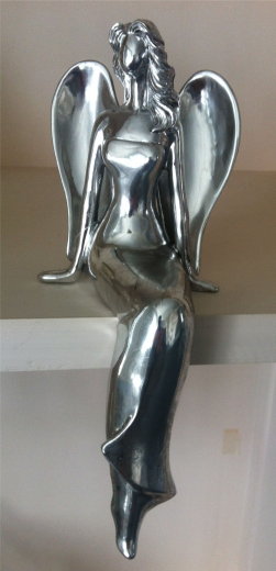 Engel SILVER, sitzend B10xT8xH25cm