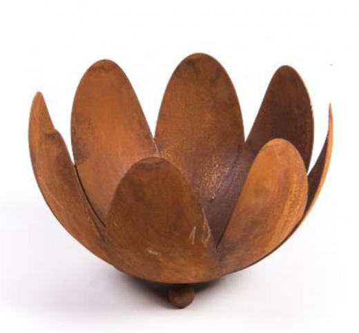 Pflanzschale 21x21x11, rost