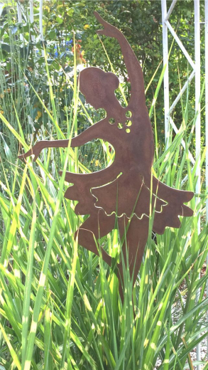 Tänzerin am Stab H120, rost