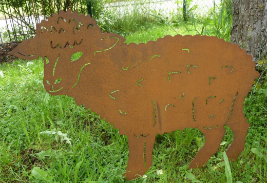 Schaf am Stab 69x68cm