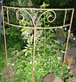 Ranke halbrund - Rost -H 85 cm