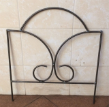 Minizaun H50,B45cm Eisen-Natur