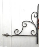 Wandhaken, 470x50cm, Eisen-Natur