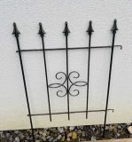 Zaun mit Ornament 60x90cm Eisen