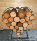 Holzlager Herz Höhe 70cm