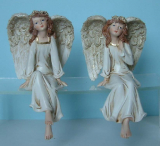 Engelmädchen Kantenh. 2f.sort., 9x10x16 cm