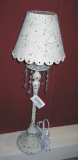 Lampe mit Glastropfen, 21x21x 62cm