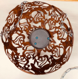 Ampel m.Glas 2erSet, rost D21 und 27cm