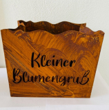 kleiner Blumengruß 23x16x20, rost