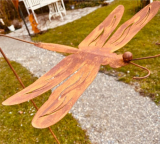 Wippe Schmetterling, Libelle,B130xH133,rost