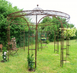 Pavillon D3,5m Eisen-Natur