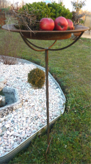 Stab mit Ring, H120cm