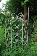 Rankhilfe gerade, H170, D75cm Eisen-Natur