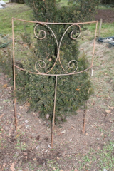 Ranke halbrund - Rost - H 120 cm