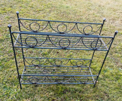 Blumenbank, Eisen 80x27x75cm