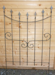 Zaun mit Spitzen Breite 80, Höhe 126 cm