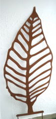 Blatt klein Höhe 85cm, rost